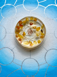 Talisman Zonnevlecht chakra (wit)