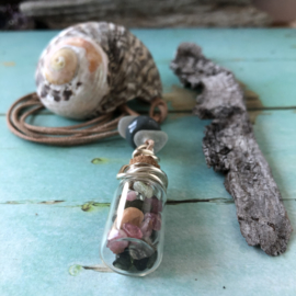 Wish in a Bottle met Watermeloen Toermalijnkwarts