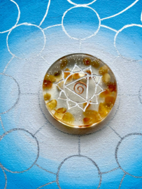 Talisman Zonnevlecht chakra (wit)