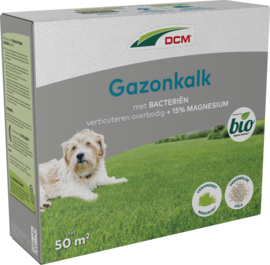 DCM Groen gazon kalk 4kg tot 50m2