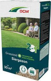 Graszaad voor siergazon gemengd met meststof