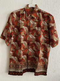 Batik overhemd (L)