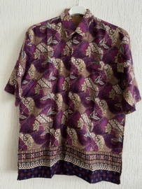 Batik overhemd (L)