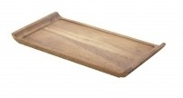 Langwerpige acacia plank smal met handvat