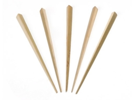 Prikker bamboe driehoek (12 doosjes)