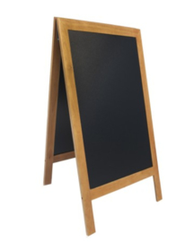 Krijtbord teak 70 x 135 cm