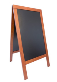 Krijtbord mahonie 70 x 135 cm