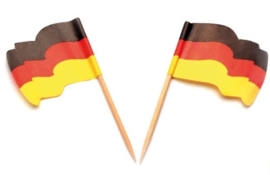 Vlagprikker Duitsland wapperend (20 doosjes)