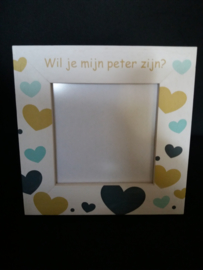 Fotokadertje voor echo *Wil je mijn peter zijn?*