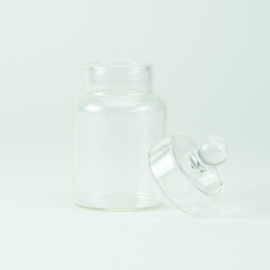 Glazen snoeppotje met deksel