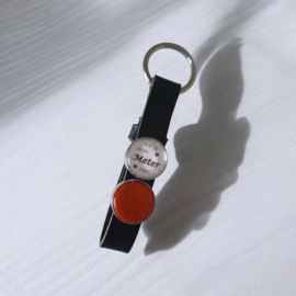 Sleutelhanger leder *wil jij mijn meter zijn?*