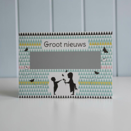 Kraskaart *Jullie worden oma en opa!*