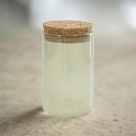 Potje glas met kurk *Groen*