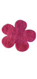 Vilt bloem groot *Fuchsia*