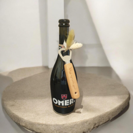 Omer met bieropener *Wil jij mijn peter zijn?*