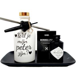 Plateautje *Wil je mijn peter zijn?*