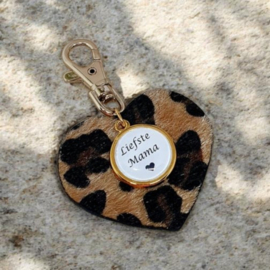 Sleutelhanger hartje *Liefste mama*