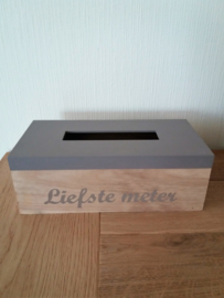 Tissu box *Liefste meter*