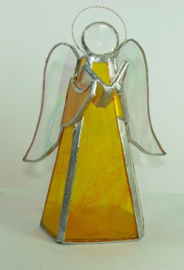 Tiffany engel  kleur geel/honing