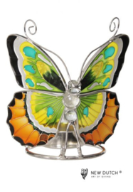 500245 Tiffany wachinelicht houder Vlinder