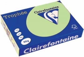 Clairefontaine gekleurd papier Trophée Pastel A4 80 g/m² groen