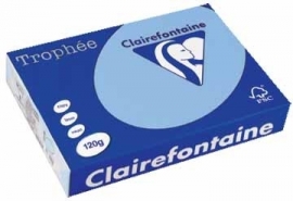 Clairefontaine gekleurd papier Trophée Pastel blauw tradewind