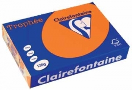 Clairefontaine gekleurd papier Trophée Pastel feloranje