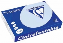 Clairefontaine gekleurd papier Trophée Pastel A4 160 g/m² blauw