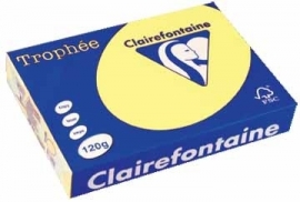 Clairefontaine gekleurd papier Trophée Pastel citroengeel