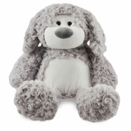 Zipper Hond grijs