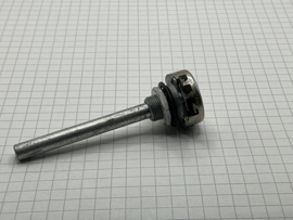 2M5 Lin potmeter 6mm as metaal Piher