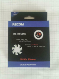 Recom RC-7015BW 70x15mm 12v stille ventilator