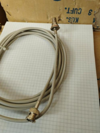 BNC kabel Male - female chasis montage 3 meter signaalkabel