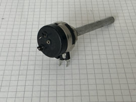 10K Lin potmeter met schakelaar 6mm as Piher