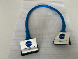 Akasa rounded floppy cable blue 45CM 34P