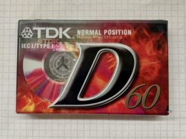 TDK D 60 cassettebandje