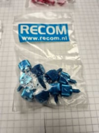 Recom Tumb Screws 10 stuks blue anodized