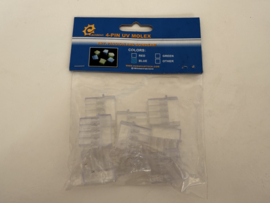 Sunbeam 4P UV Molex Female blue connector cap