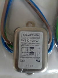 Schaffner FN 610 3/07 RFI netontstoorfilter 3A 