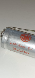 SK  Al-Elko - EK  2200uf 16v axiaal