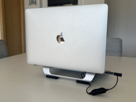 Recom Cooldesk 13" laptopstand met regelbare cooler alu