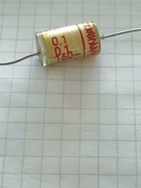 Wima 0,1uf 160v TFF 100nf axiaal condensator