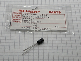 10uf 16v radiaal elco Nichicon made in  japan