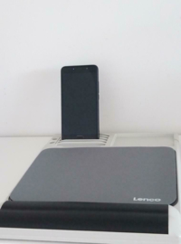 Lenco Muismat met polssteun en desk organizer