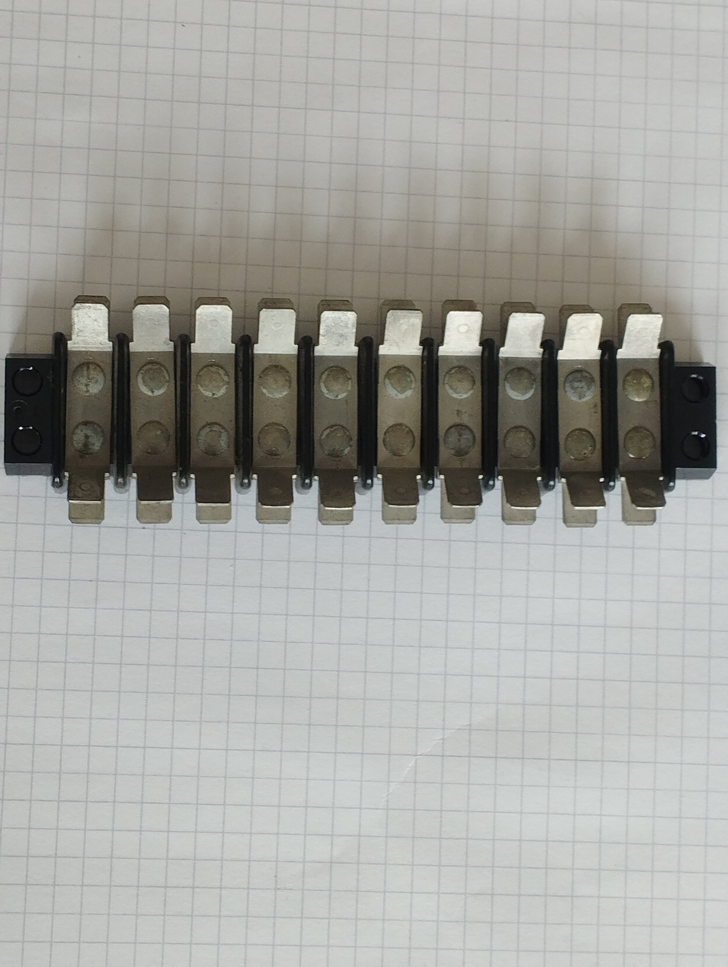 AMP stekker verdeelblok 10 polig 6mm dubbel