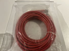 RG58 BNC male- male rood 10 meter kabel