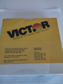 Victor 5,25"  diskette 10 pack 2S HD NOS