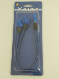 Sunbeam Molex  4pin Y shaped splitter power cable 300mm