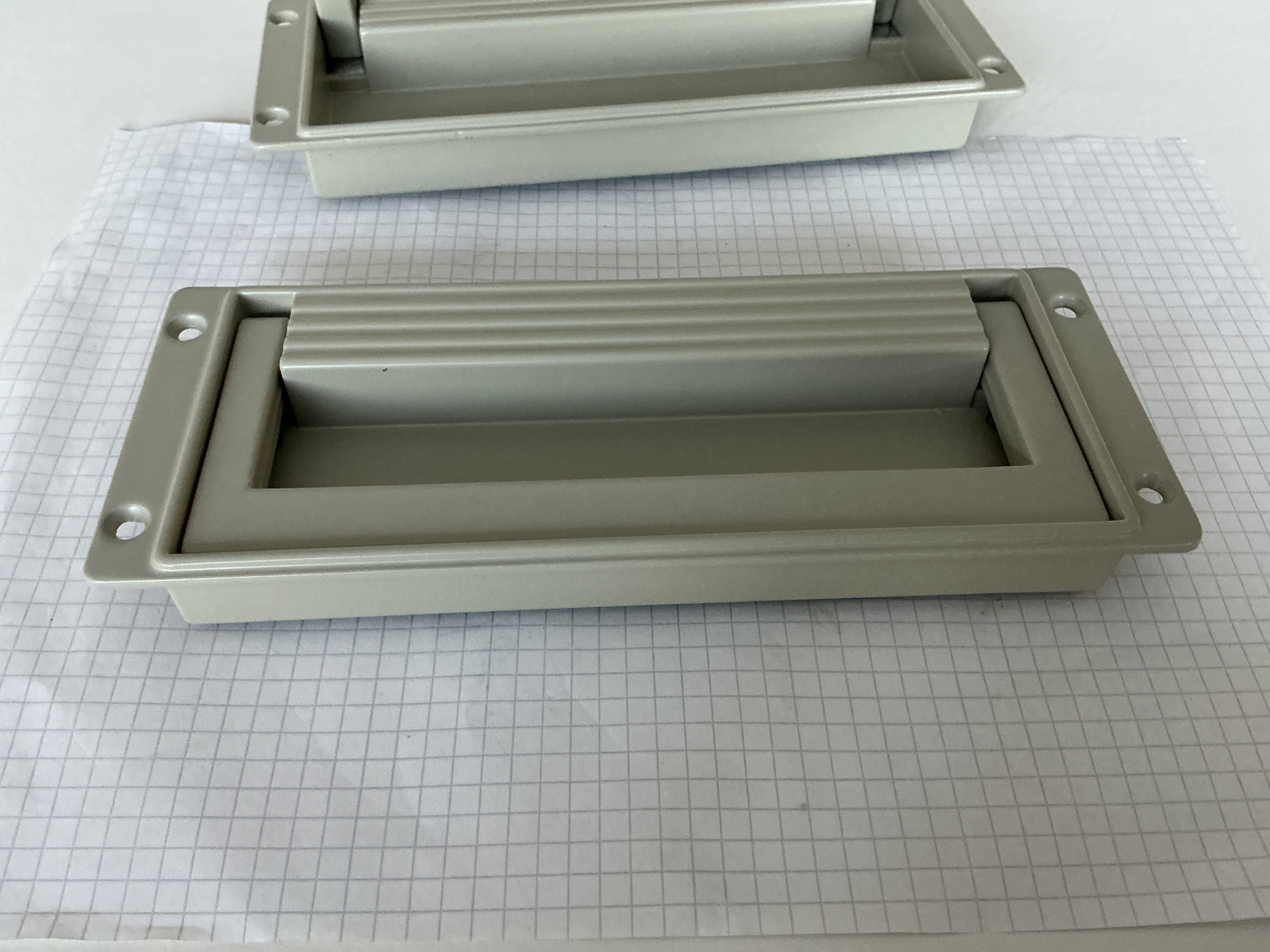 Inbouw handgrepen set 195mm x 75mm verzonken