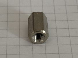 Koppelmoer M4 12mm afstandsbus (10x)
